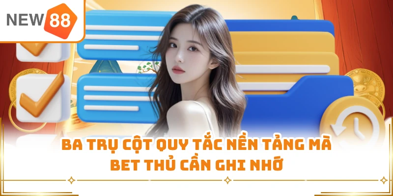 Ba trụ cột quy tắc nền tảng mà bet thủ cần ghi nhớ