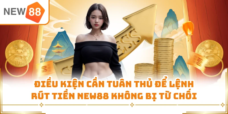 Điều kiện cần tuân thủ để lệnh rút tiền New88 không bị từ chối