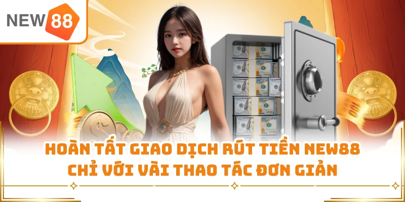 Hoàn tất giao dịch rút tiền New88 chỉ với vài thao tác đơn giản 