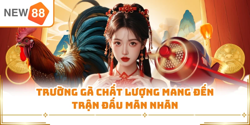 Trường gà chất lượng mang đến trận đấu mãn nhãn