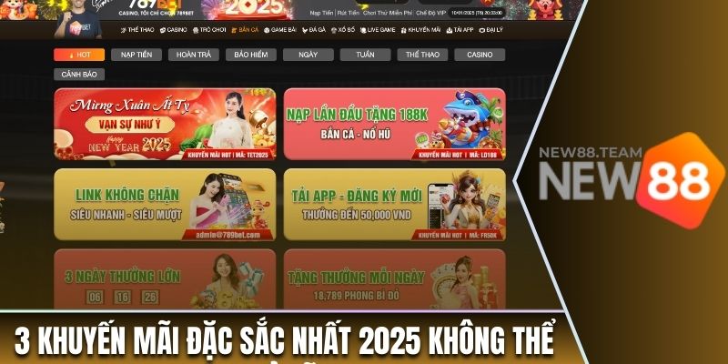 3 khuyến mãi đặc sắc nhất 2025 không thể bỏ lỡ