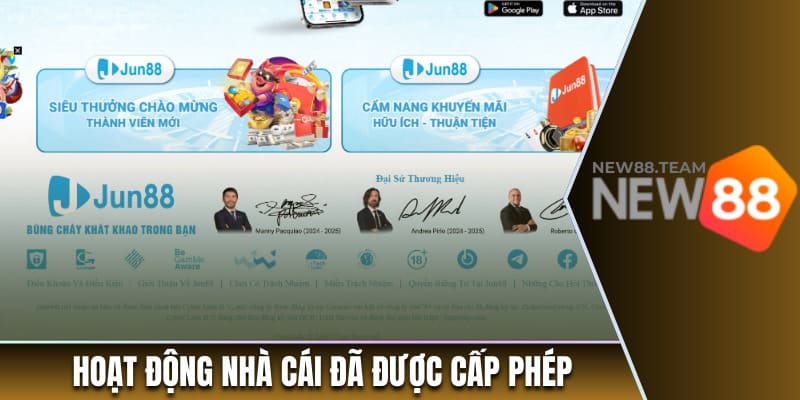 Hoạt động cá cược đã nhận được cấp phép