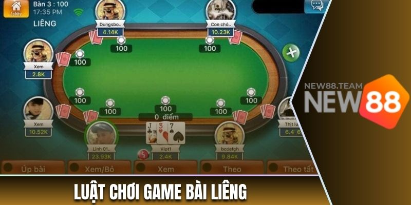 Luật chơi game bài Liêng 