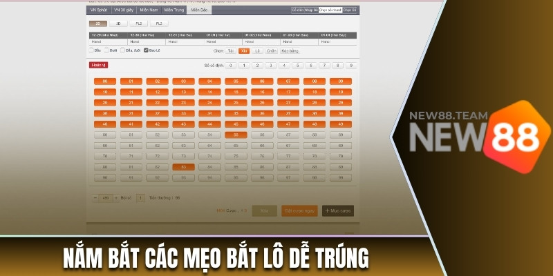 Nắm bắt các mẹo bắt lô dễ trúng