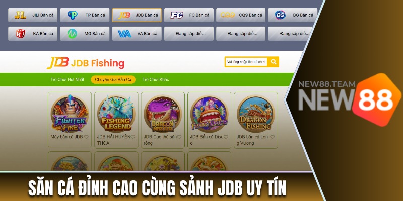 Săn bắn cá đỉnh cao từ sảnh JDB uy tín